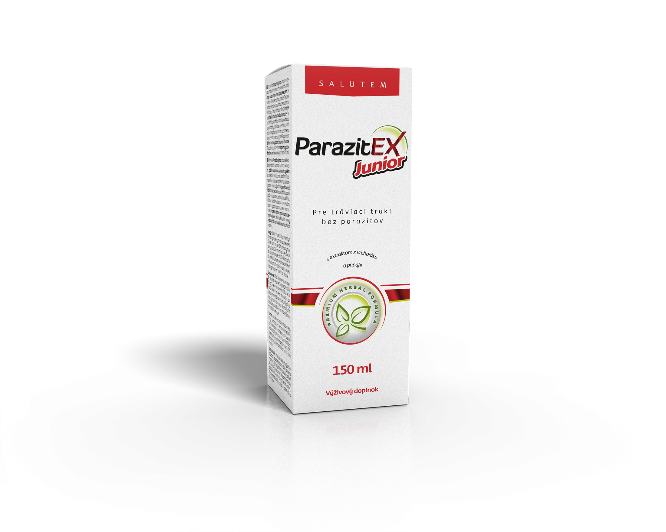 vizu box ParazitEX Sirup 150 ml SLO P1 WEB ParazitEx Junior sirup 150 ml - zľavnen&yacute; tovar